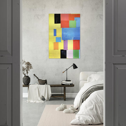 Pastorale - Hans Hofmann Brushed Aluminum Print - 70x100 cm / 28x40 inches | Hans Hofmann Aluminum Print | Hans Hofmann Prints