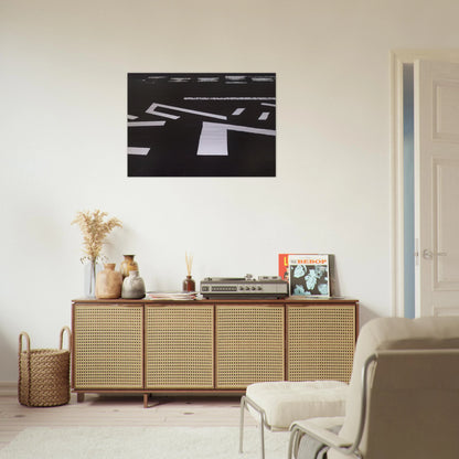 Untitled XVIII - 1981 - Nasreen Mohamedi Brushed Aluminum Print - 70x100 cm / 28x40 inches | Nasreen Mohamedi Aluminum Print | Nasreen Mohamedi Prints