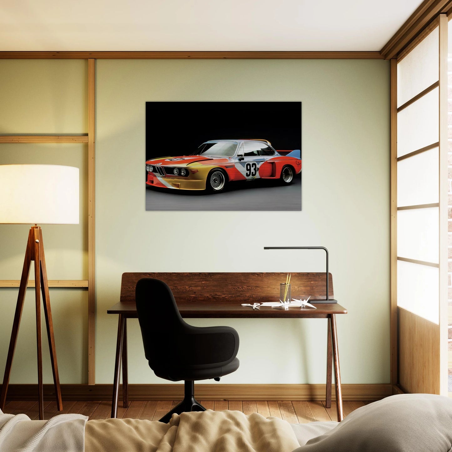 ART CAR 1975 - Alexander Calder Brushed Aluminum Print - 70x100 cm / 28x40 inches | Alexander Calder Aluminum Print | Alexander Calder Prints