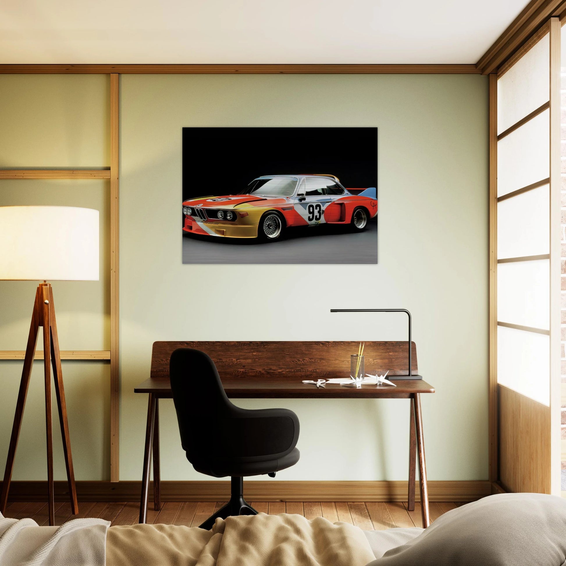 ART CAR 1975 - Alexander Calder Brushed Aluminum Print - 70x100 cm / 28x40 inches | Alexander Calder Aluminum Print | Alexander Calder Prints