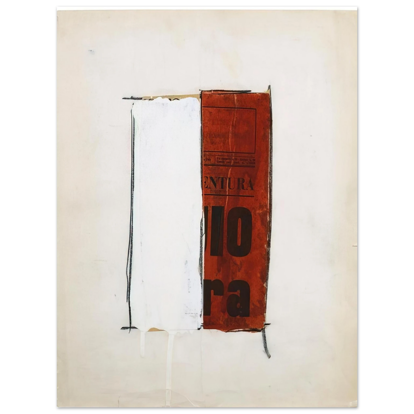 Mario Schifano - Untitled - 1961  75x100 cm / 30x40inches Fine Art Poster
