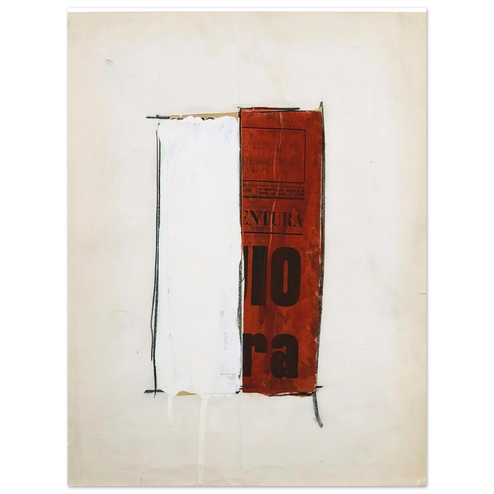 Mario Schifano - Untitled - 1961  75x100 cm / 30x40inches Fine Art Poster