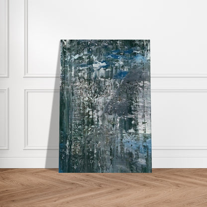 ICE 4 - Gerhard Richter Brushed Aluminum Print - 70x100 cm / 28x40 inches | Gerhard Richter Aluminum Print | Gerhard Richter Prints