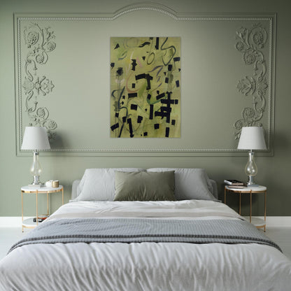 Number 12 - 1949 - Bradley Walker Tomlin Brushed Aluminum Print - 70x100 cm / 28x40 inches | Bradley Walker Tomlin Aluminum Print | Bradley Walker Tomlin Prints