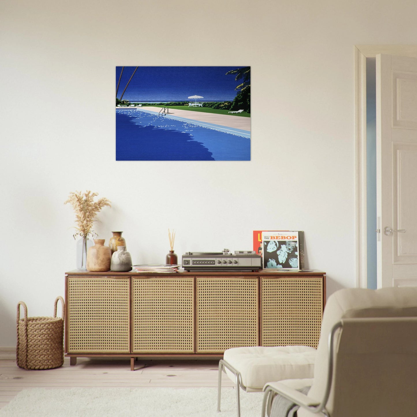 Deck - Hiroshi Nagai Brushed Aluminum Print - 70x100 cm / 28x40 inches | Hiroshi Nagai Aluminum Print | Hiroshi Nagai Prints