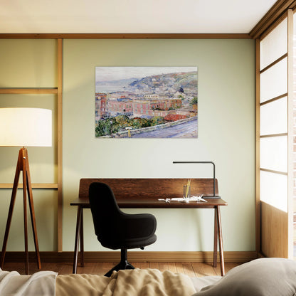 Naples - Childe Hassam Brushed Aluminum Print - 70x100 cm / 28x40 inches | Childe Hassam Aluminum Print | Childe Hassam Prints