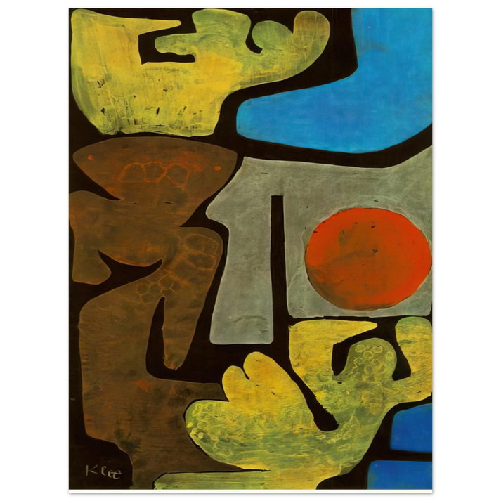 Paul Klee - PARK OF IDOLS 1938  75x100 cm / 30x40inches Fine Art Poster