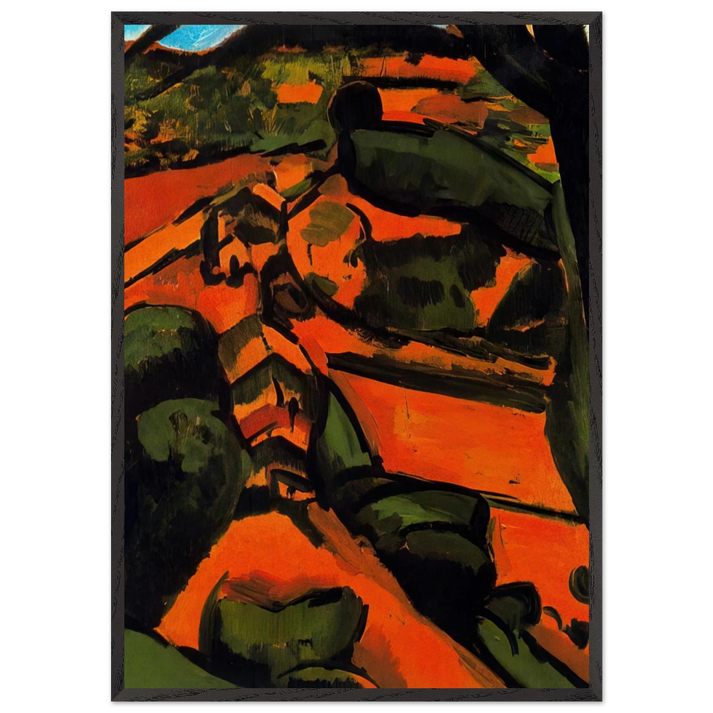 Untitled N18 - Andre Derain 70x100 cm / 28x40 inches Framed Art Print – Black Wooden Frame