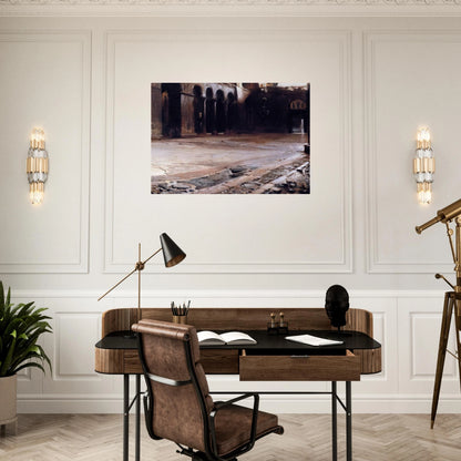 Pavement of St. Mark's - John Singer Sargent Brushed Aluminum Print - 70x100 cm / 28x40 inches | John Singer Sargent Aluminum Print | John Singer Sargent Prints