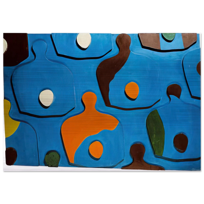 Еgg Board - Jean Arp Brushed Aluminum Print - 70x100 cm / 28x40 inches | Jean Arp Aluminum Print | Jean Arp Prints