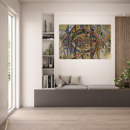 Desert - 1940 - Richard Pousette-Dart Art Prints - 100x150 cm / 40x60″ inches | Richard Pousette-Dart Poster | Richard Pousette-Dart Prints