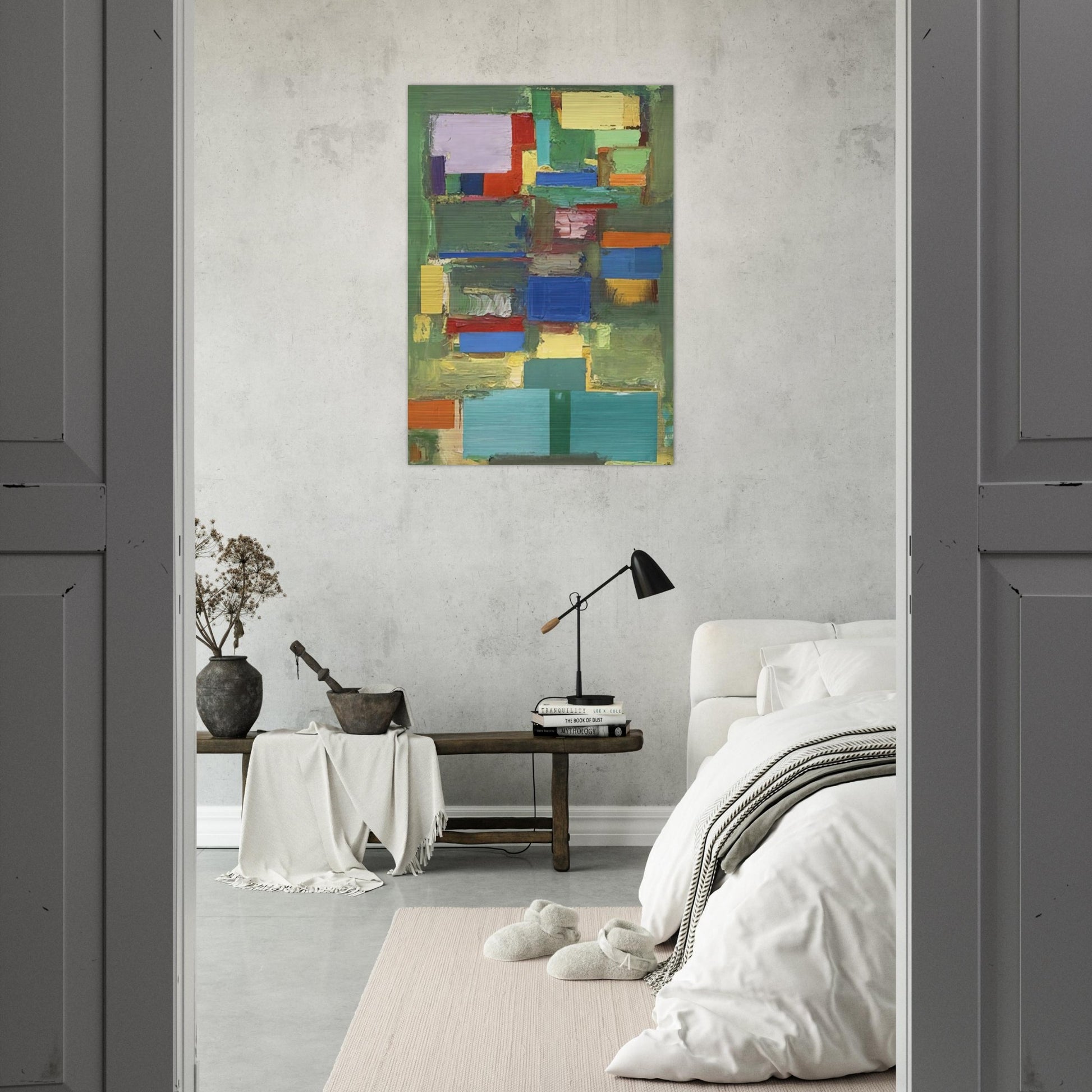 Morning Mist - Hans Hofmann Brushed Aluminum Print - 70x100 cm / 28x40 inches | Hans Hofmann Aluminum Print | Hans Hofmann Prints