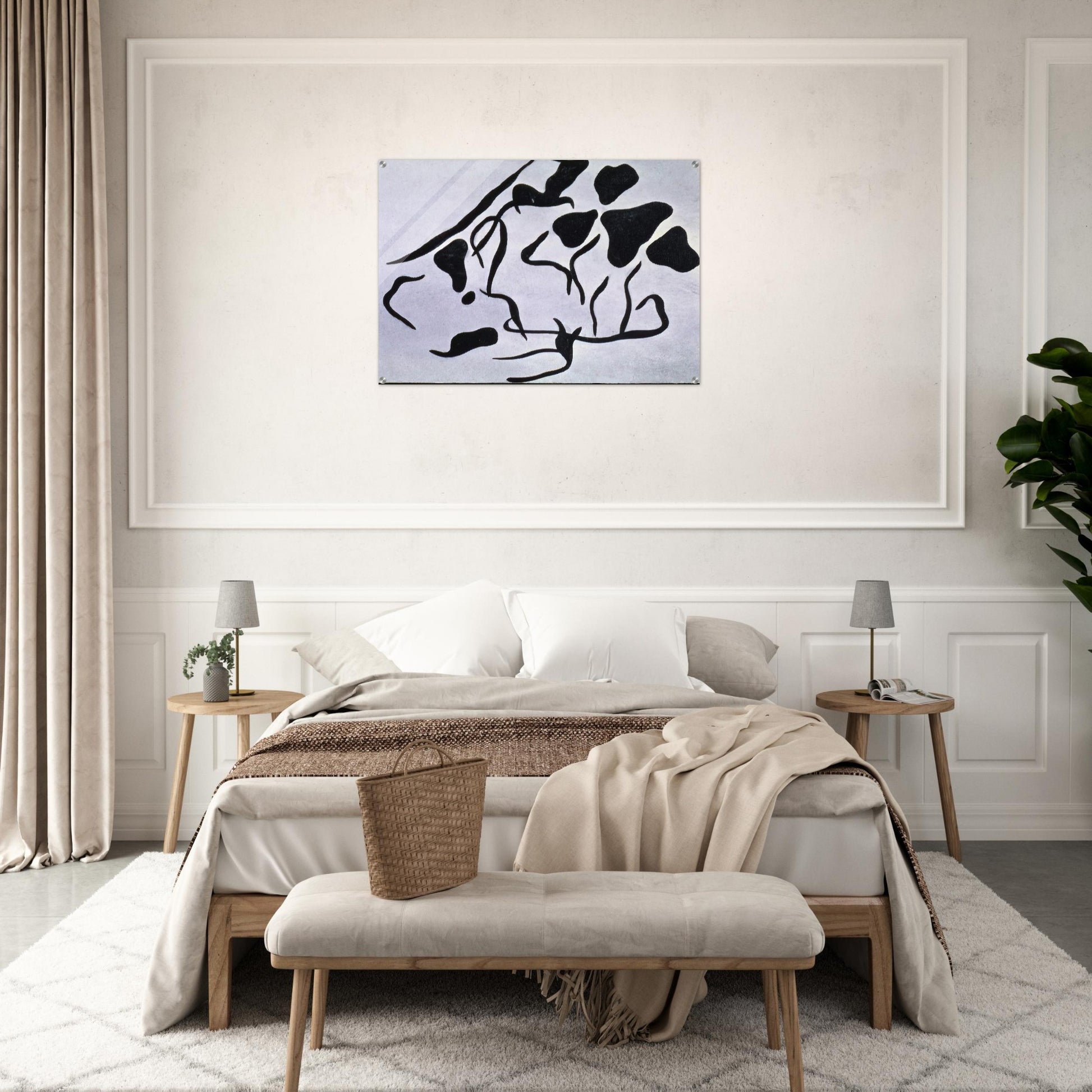 Automatic Drawing - Jean Arp Acrylic Print - 70x100 cm / 28x40″ inches