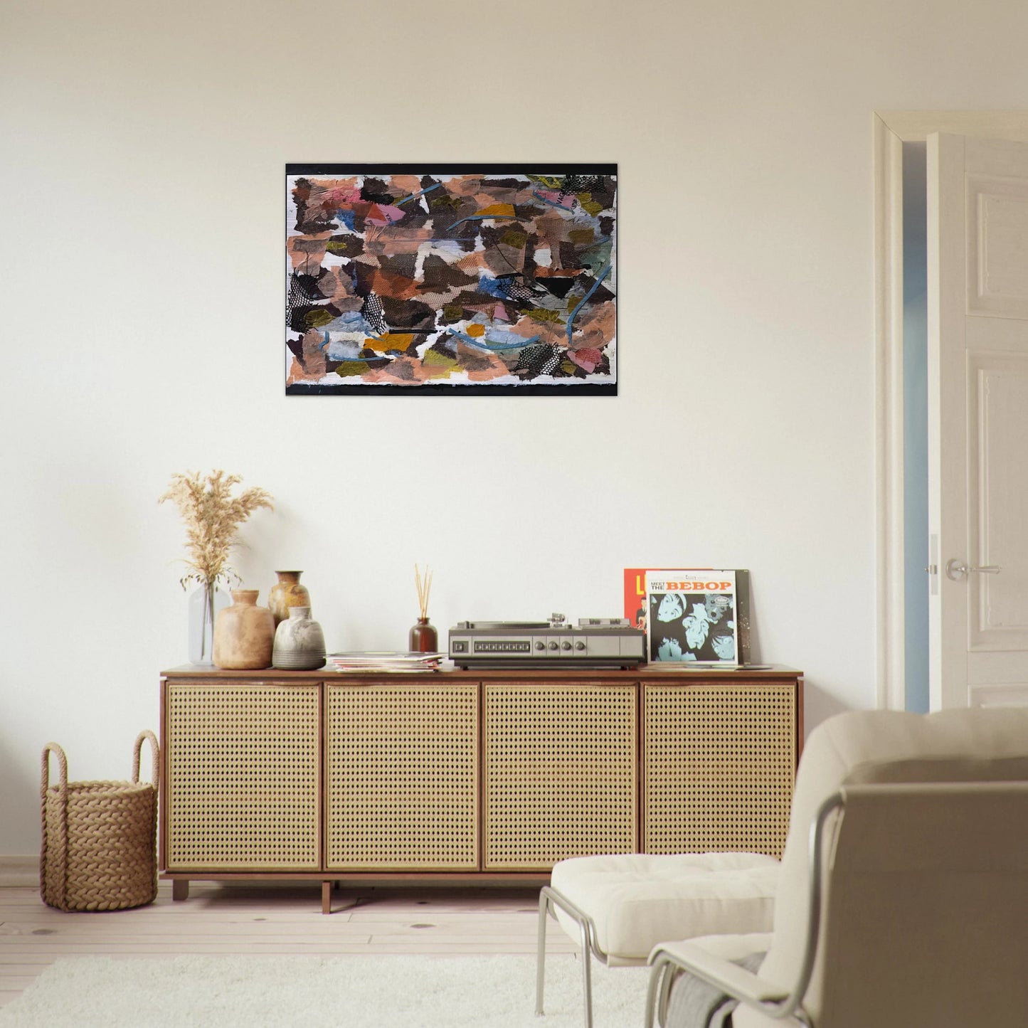 Number 319 - 1949 - Anne Ryan Brushed Aluminum Print - 70x100 cm / 28x40 inches | Anne Ryan Aluminum Print | Anne Ryan Prints