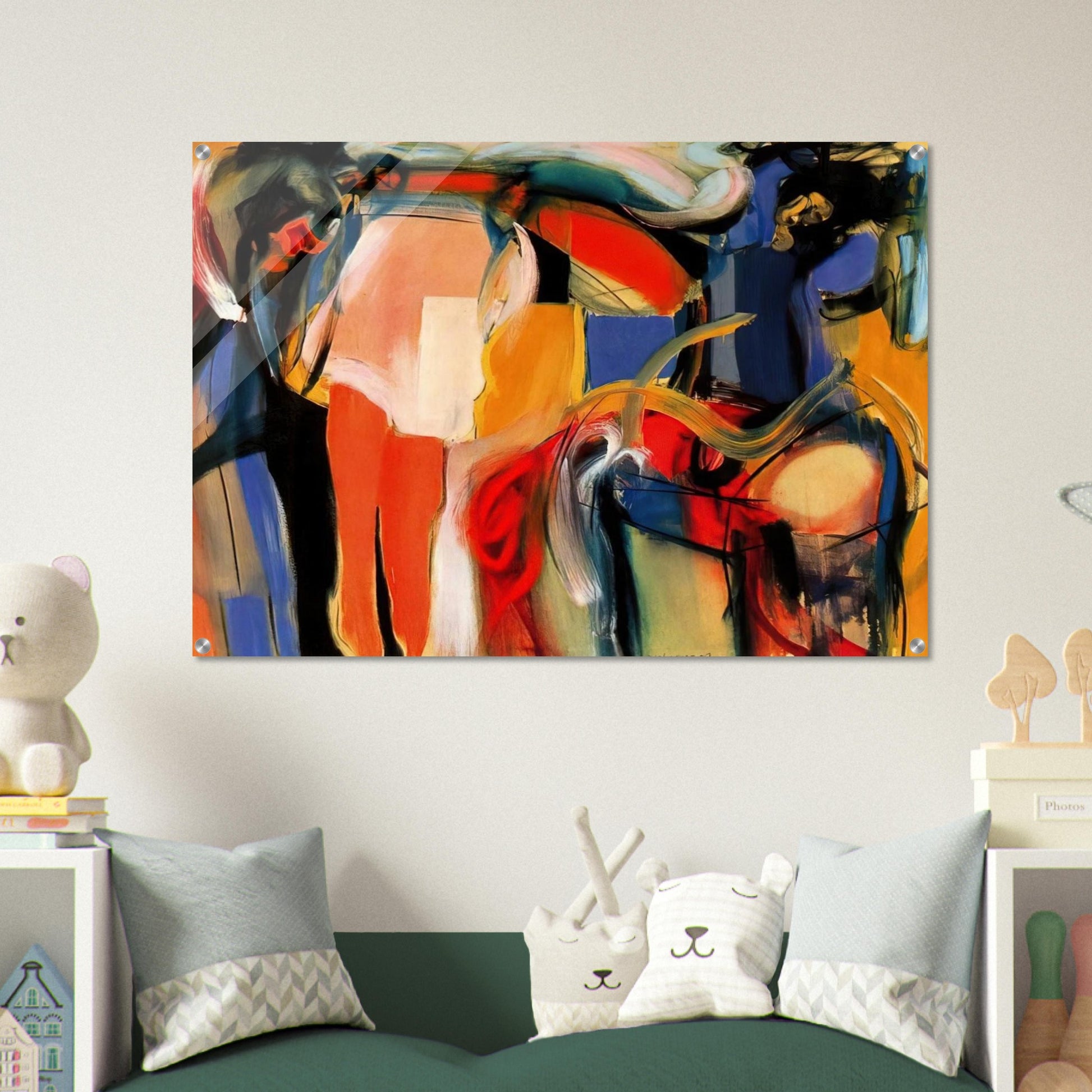 Autobiography - Abstract Expressionism - Miriam Schapiro Acrylic Print - 70x100 cm / 28x40″ inches