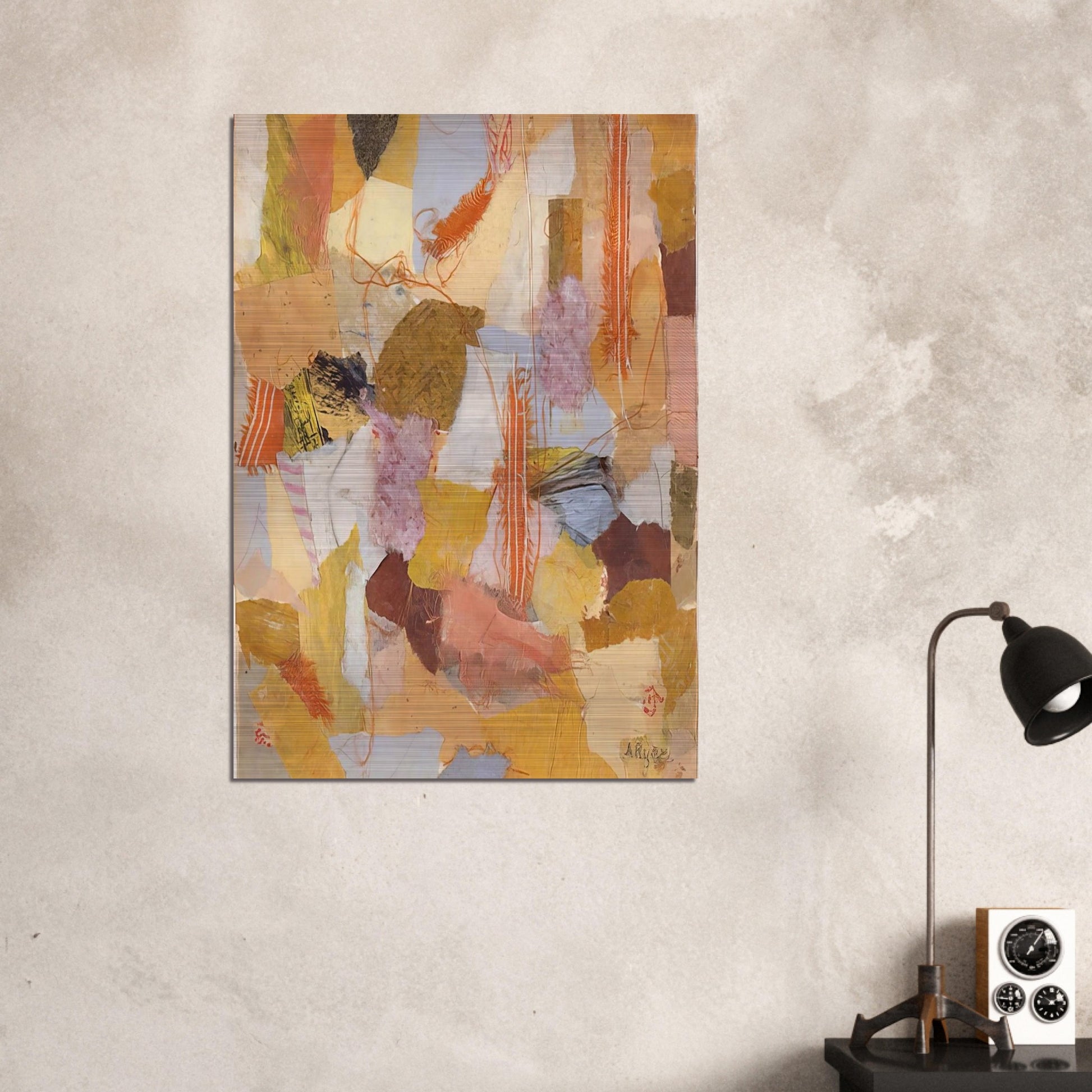 Number 650 - 1953 - Anne Ryan Brushed Aluminum Print - 70x100 cm / 28x40 inches | Anne Ryan Aluminum Print | Anne Ryan Prints