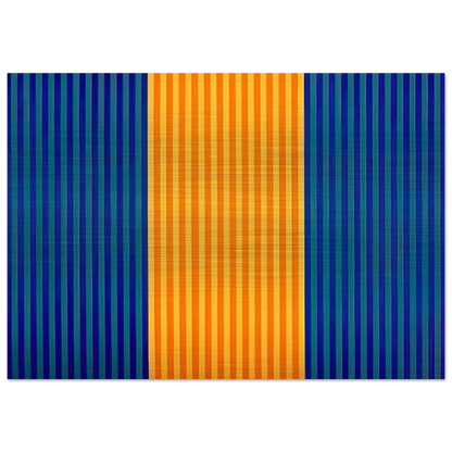 Tom's Furnace - 1961 - Gene Davis Brushed Aluminum Print - 70x100 cm / 28x40 inches | Gene Davis Aluminum Print | Gene Davis Prints