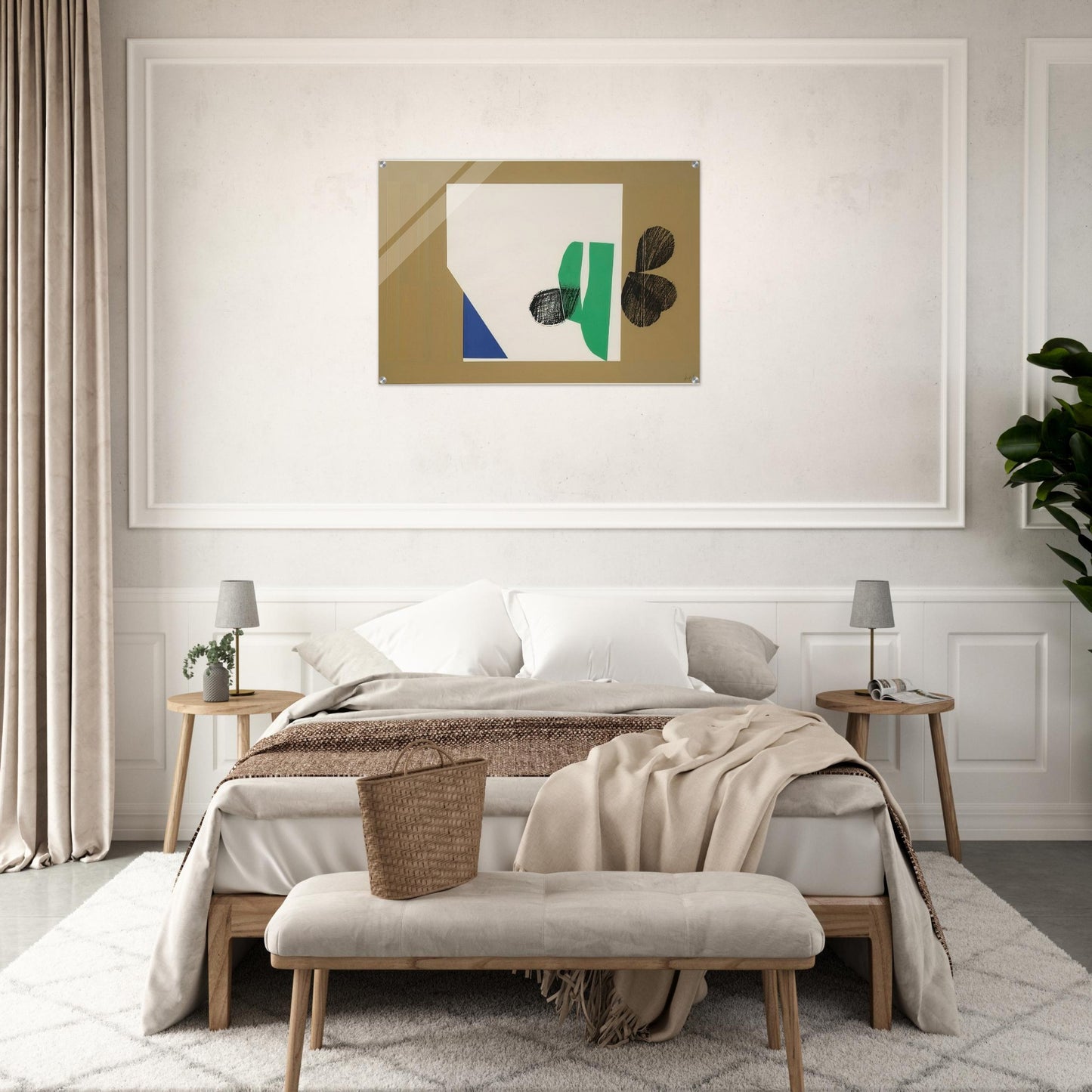 Enter Laughing - 1964 - Howard Hodgkin Acrylic Print - 70x100 cm / 28x40″ inches