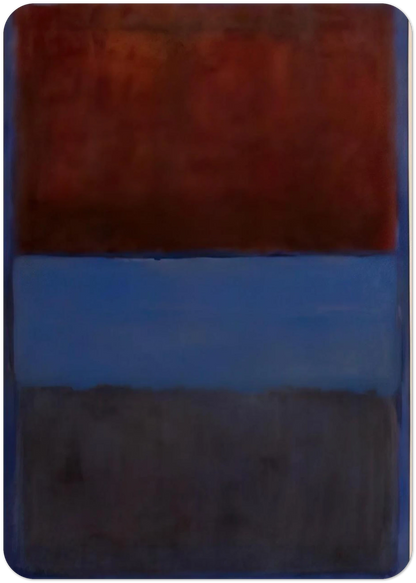 No.61 Rust and Blue - 1953 By Mark Rothko Pack of 10 Post Cards | Mark Rothko Post Cards | A6 (10.5 x 14.8 cm) - 4.1 x 5.8 inches