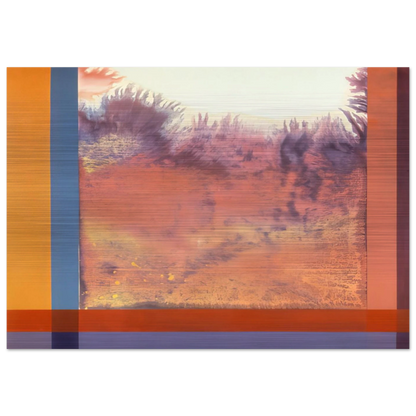 Jacob In The Wilderness - 1986 - Ronnie Landfield Brushed Aluminum Print - 70x100 cm / 28x40 inches | Ronnie Landfield Aluminum Print | Ronnie Landfield Prints