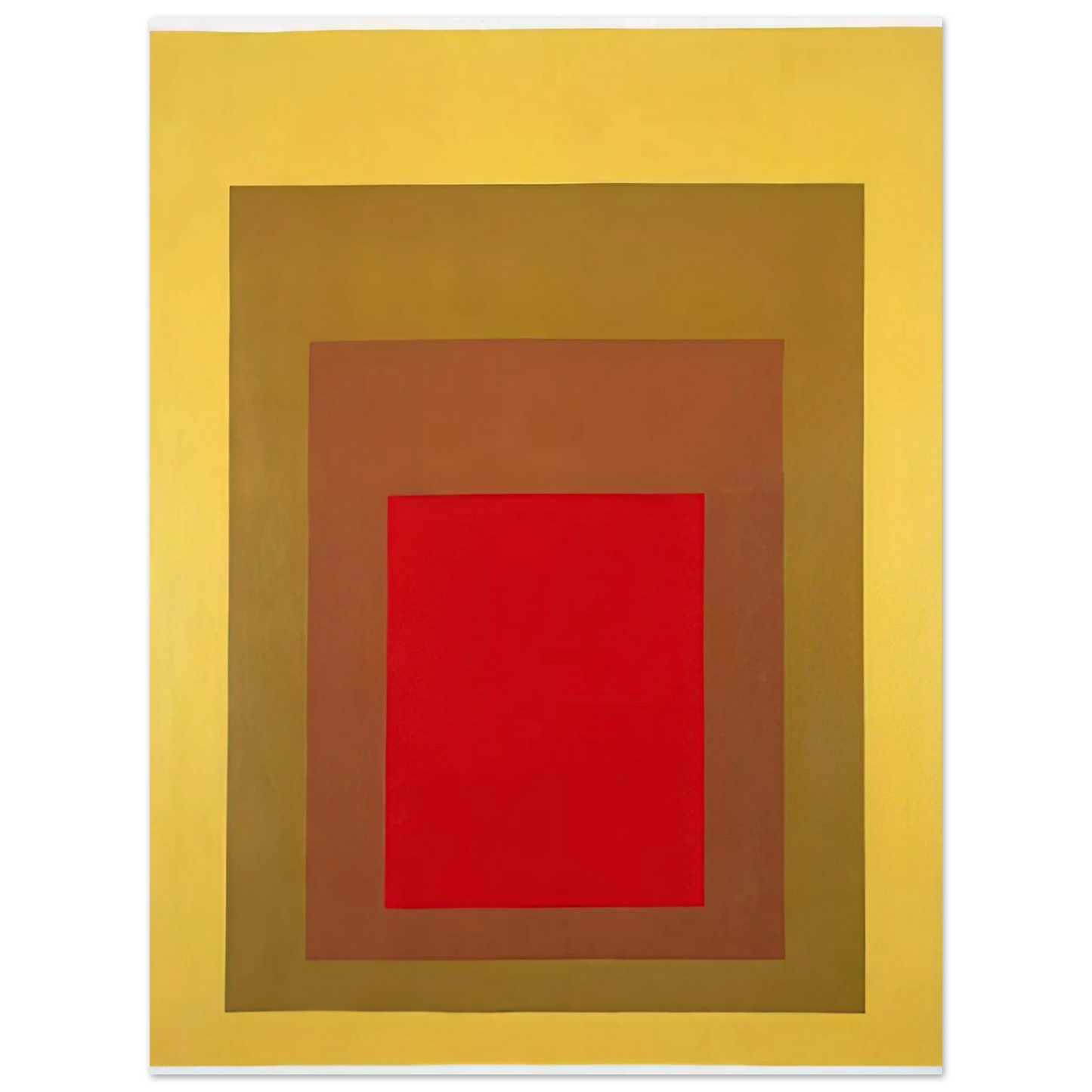 Josef Albers - HOMAGE TO THE SQUARE 1967 1  75x100 cm / 30x40inches Fine Art Poster
