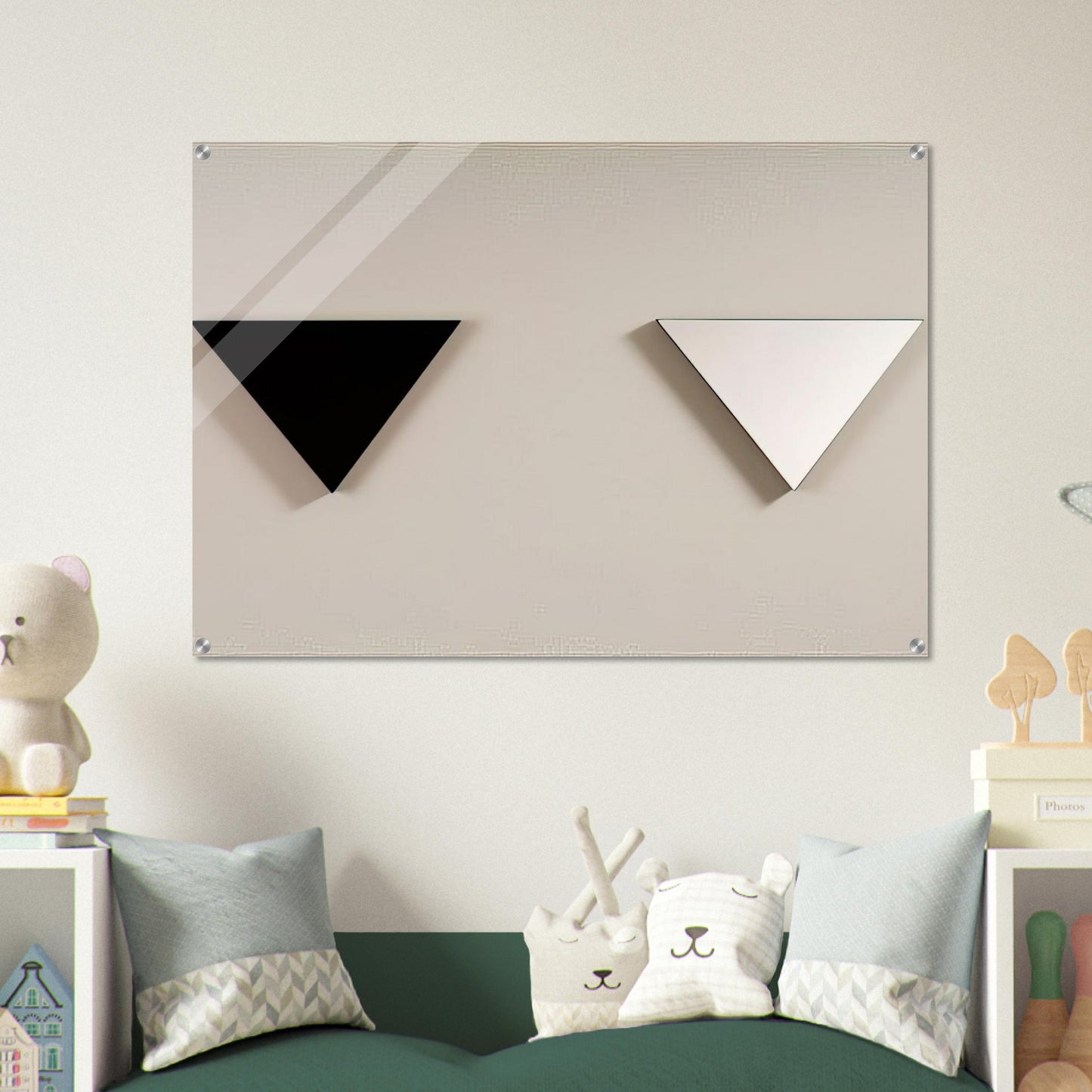 Mirror Object - 1973 - Blinky Palermo Acrylic Print - 70x100 cm / 28x40″ inches