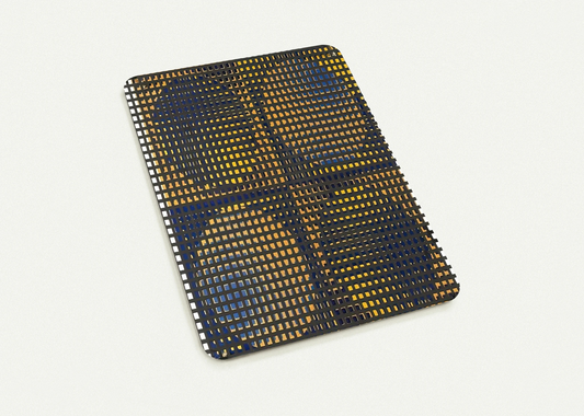4 - cuadrados 4 - círculos - Op Art By Antonio Asis Pack of 10 Post Cards | Antonio Asis Post Cards | A6 (10.5 x 14.8 cm) - 4.1 x 5.8 inches