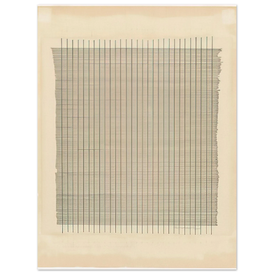 Agnes Martin - Tremolo  75x100 cm / 30x40inches Fine Art Poster