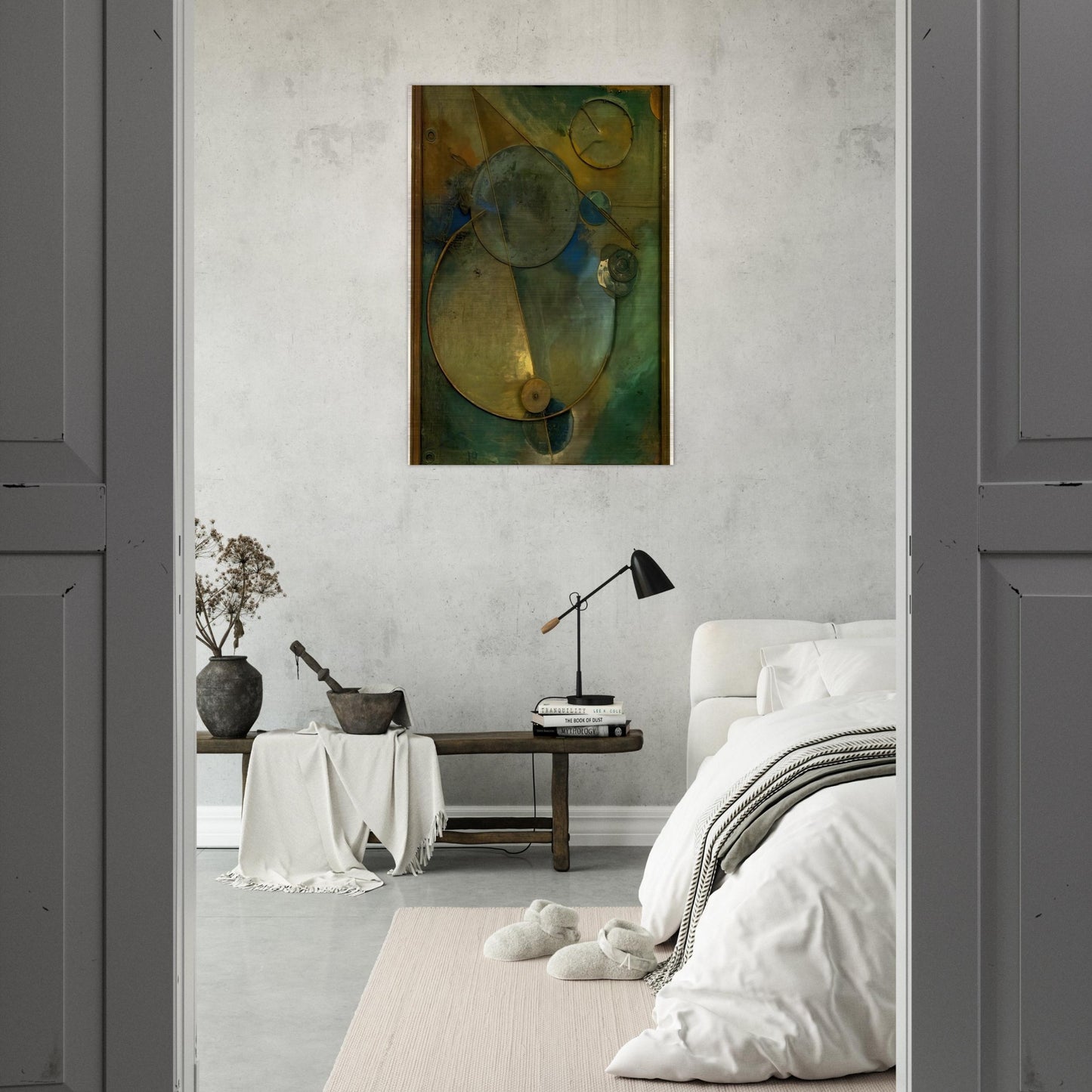REVOLVING 1919 - Kurt Schwitters Brushed Aluminum Print - 70x100 cm / 28x40 inches | Kurt Schwitters Aluminum Print | Kurt Schwitters Prints