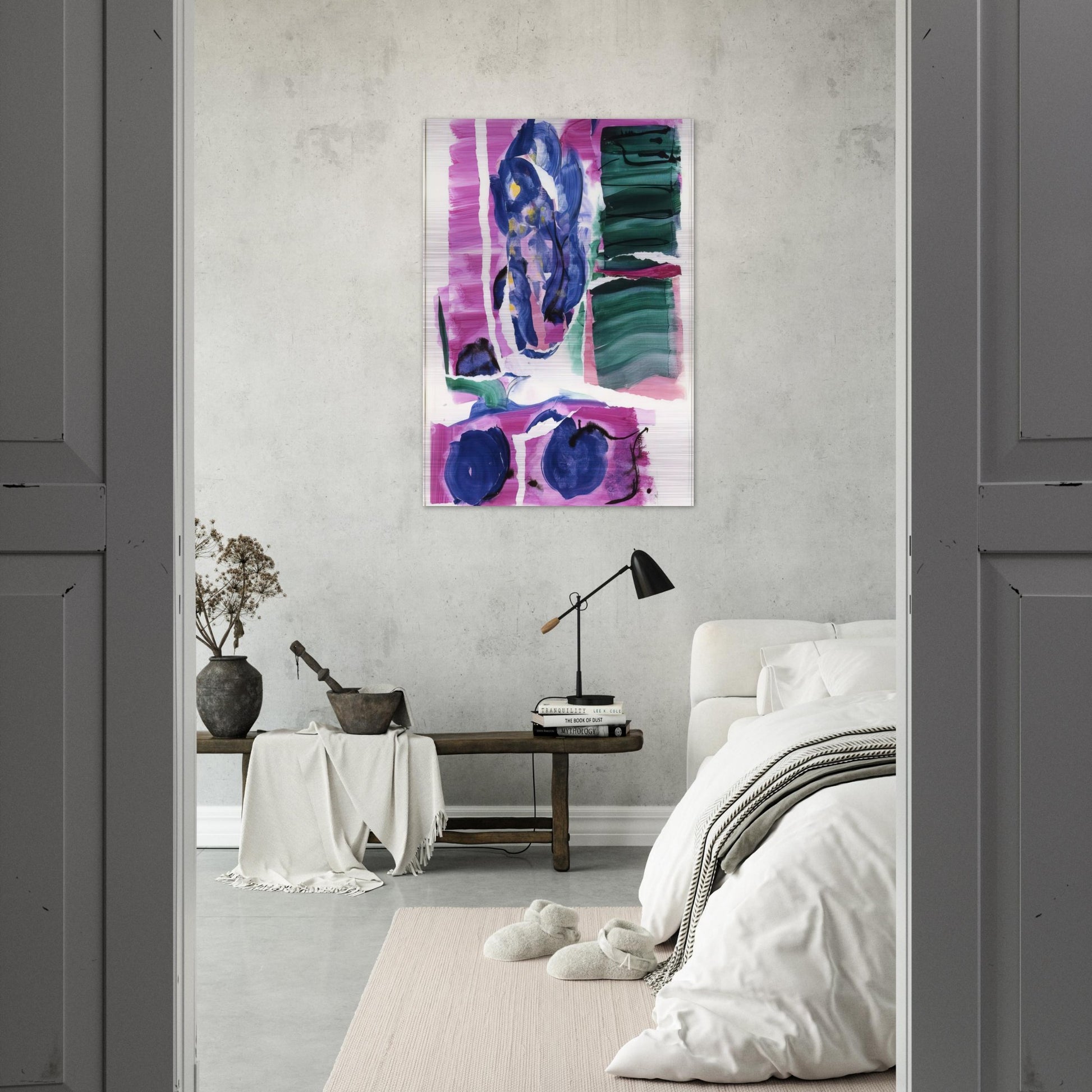 Variations I on Clark's Cove - Grace Hartigan Brushed Aluminum Print - 70x100 cm / 28x40 inches | Grace Hartigan Aluminum Print | Grace Hartigan Prints