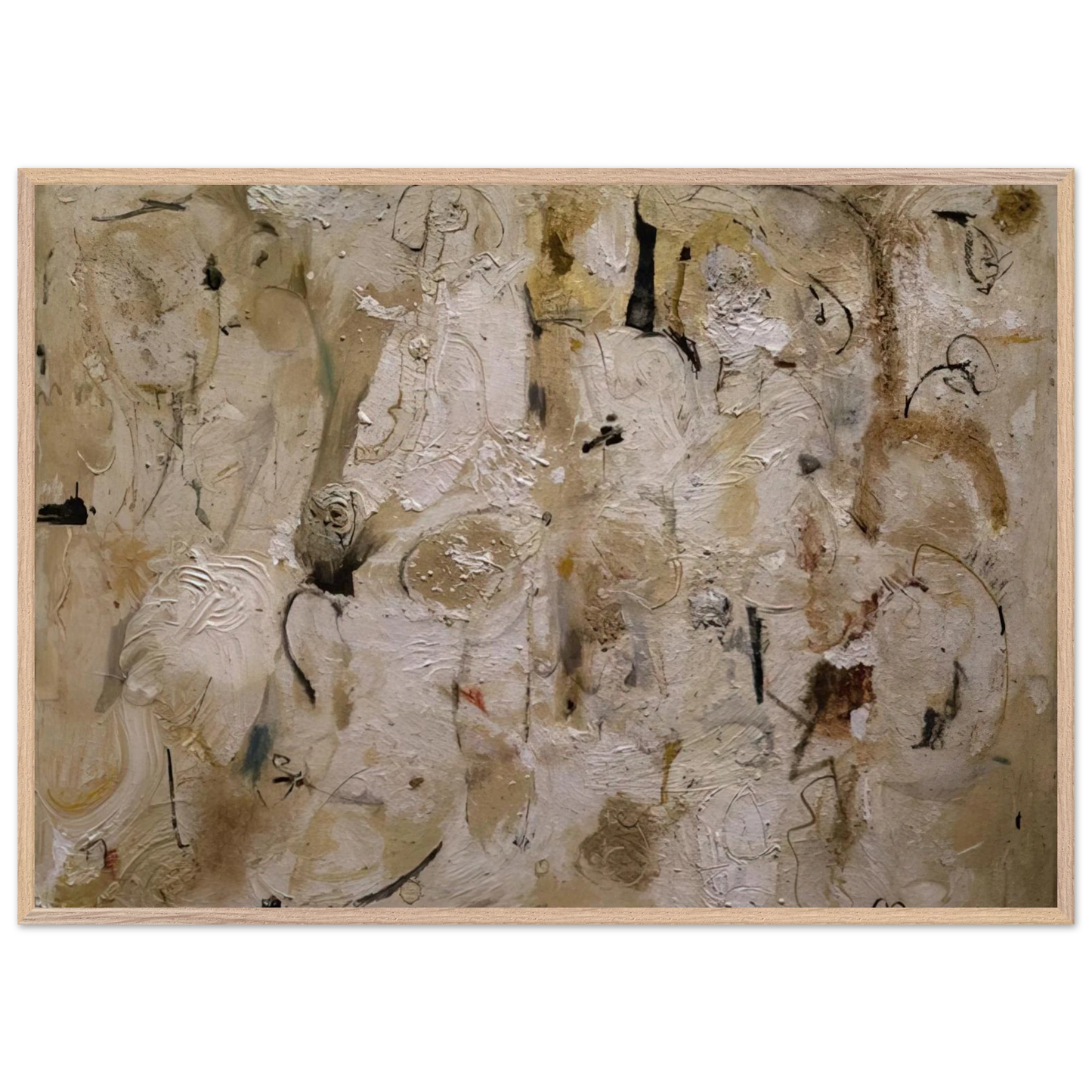 Helen Frankenthaler - Painted on 21st Street - 1951 Wall art - 70x100 cm / 28x40 inches - Fine Art Poster-canvas - -