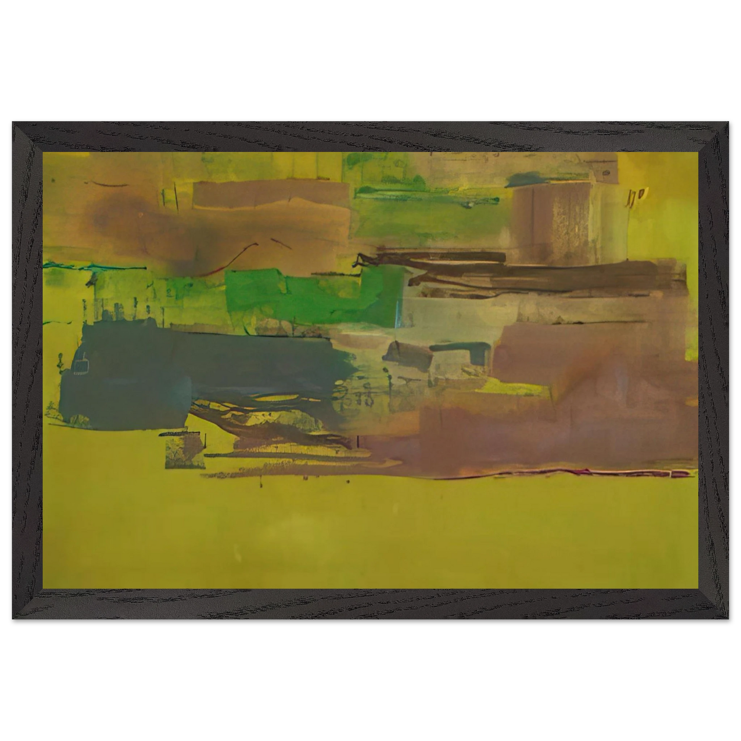 Helen Frankenthaler - August Deep - 1978 Wall art - 25x25 cm / 10x10 inches - Fine Art Poster-canvas - -