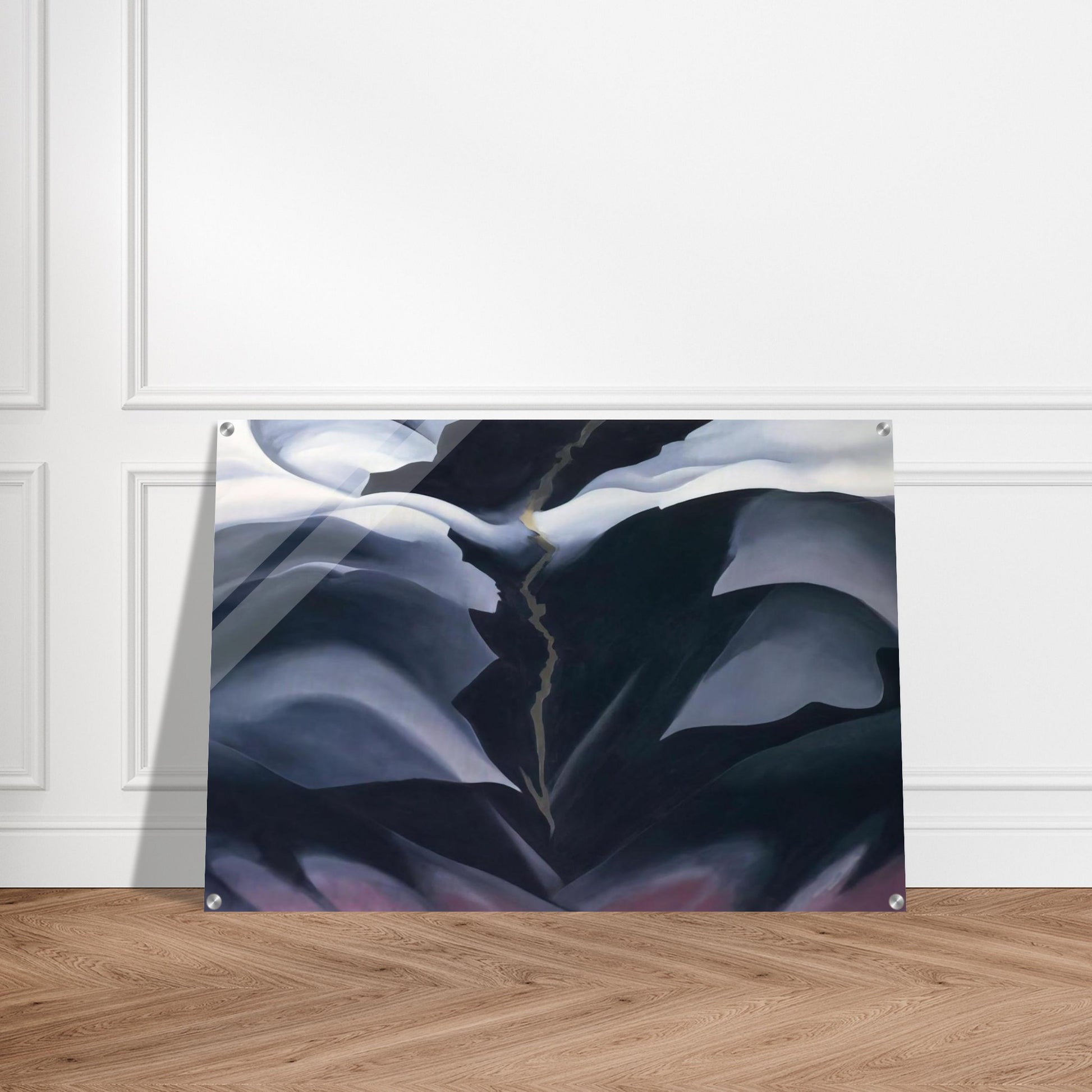Black Place II - Georgia O'Keeffe Acrylic Print - 70x100 cm / 28x40″ inches