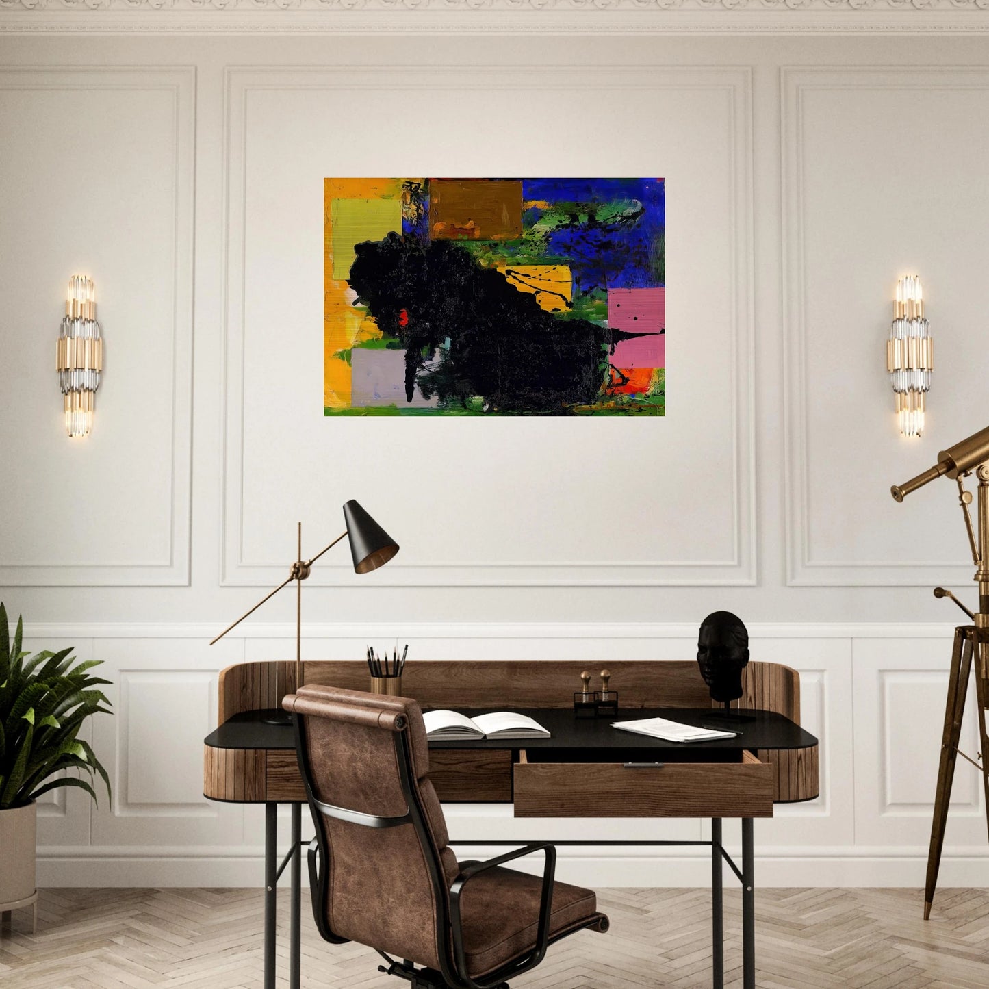 The Vanquished - Hans Hofmann Brushed Aluminum Print - 70x100 cm / 28x40 inches | Hans Hofmann Aluminum Print | Hans Hofmann Prints