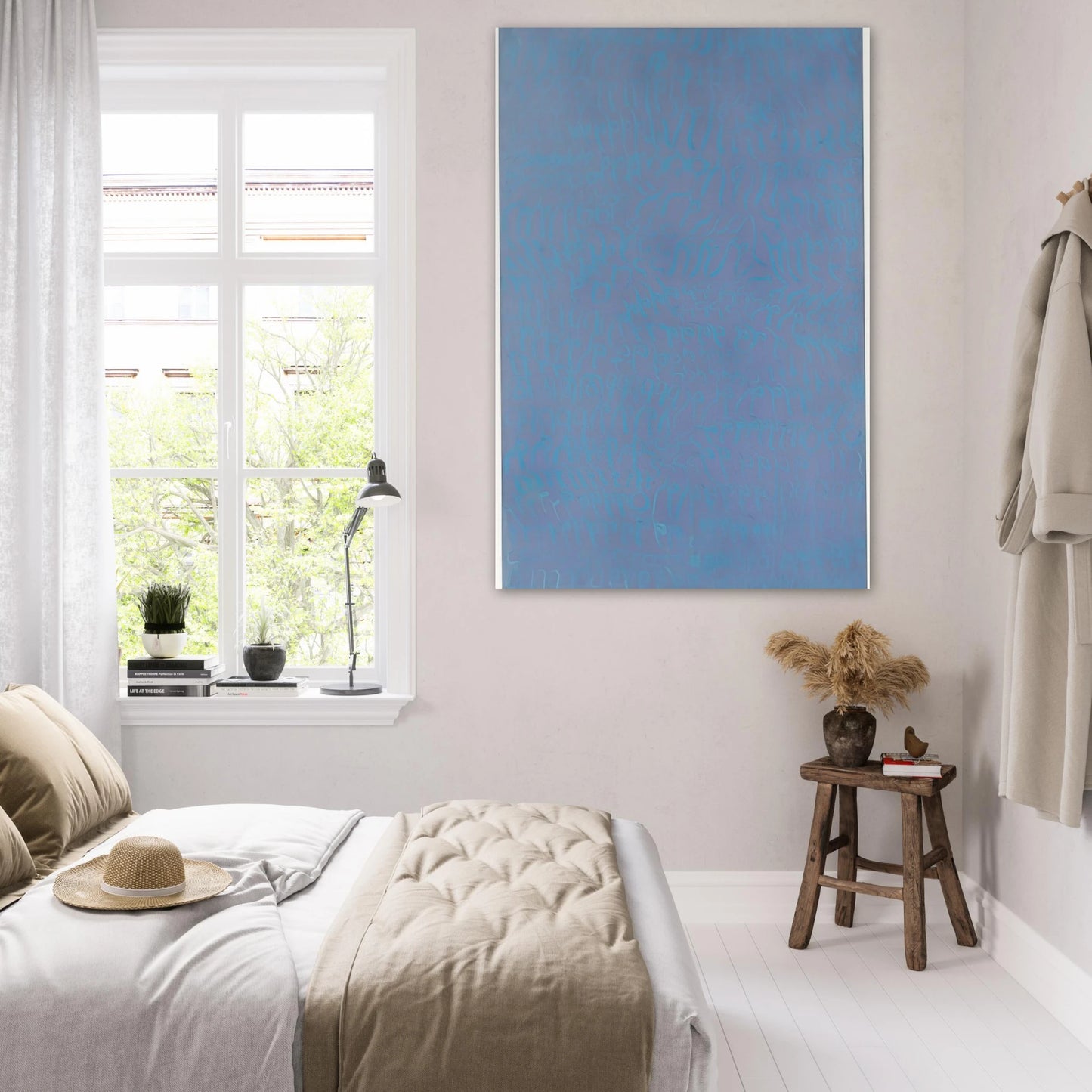 Azzurro turchese - 1964 - Carla Accardi Art Prints - 100x150 cm / 40x60″ inches | Carla Accardi Poster | Carla Accardi Prints