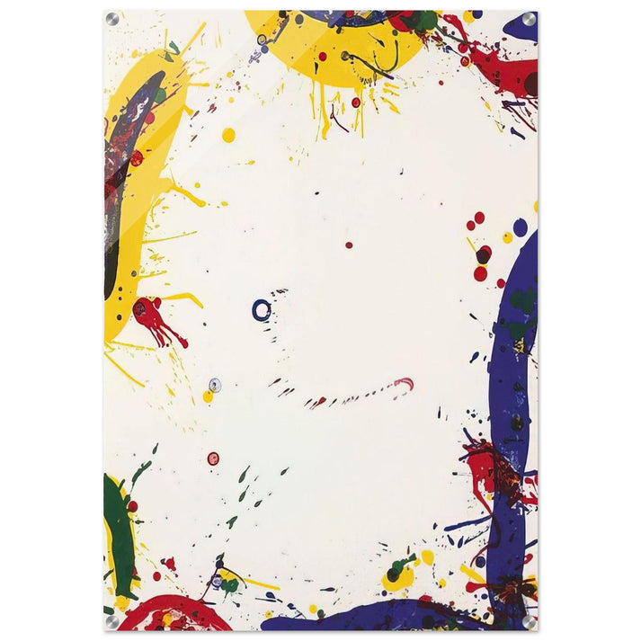 Upper Yellow II  Lembark L73  - Sam Francis Acrylic Print - 70x100 cm / 28x40″ inches | Sam Francis Wall Art | Sam Francis Prints