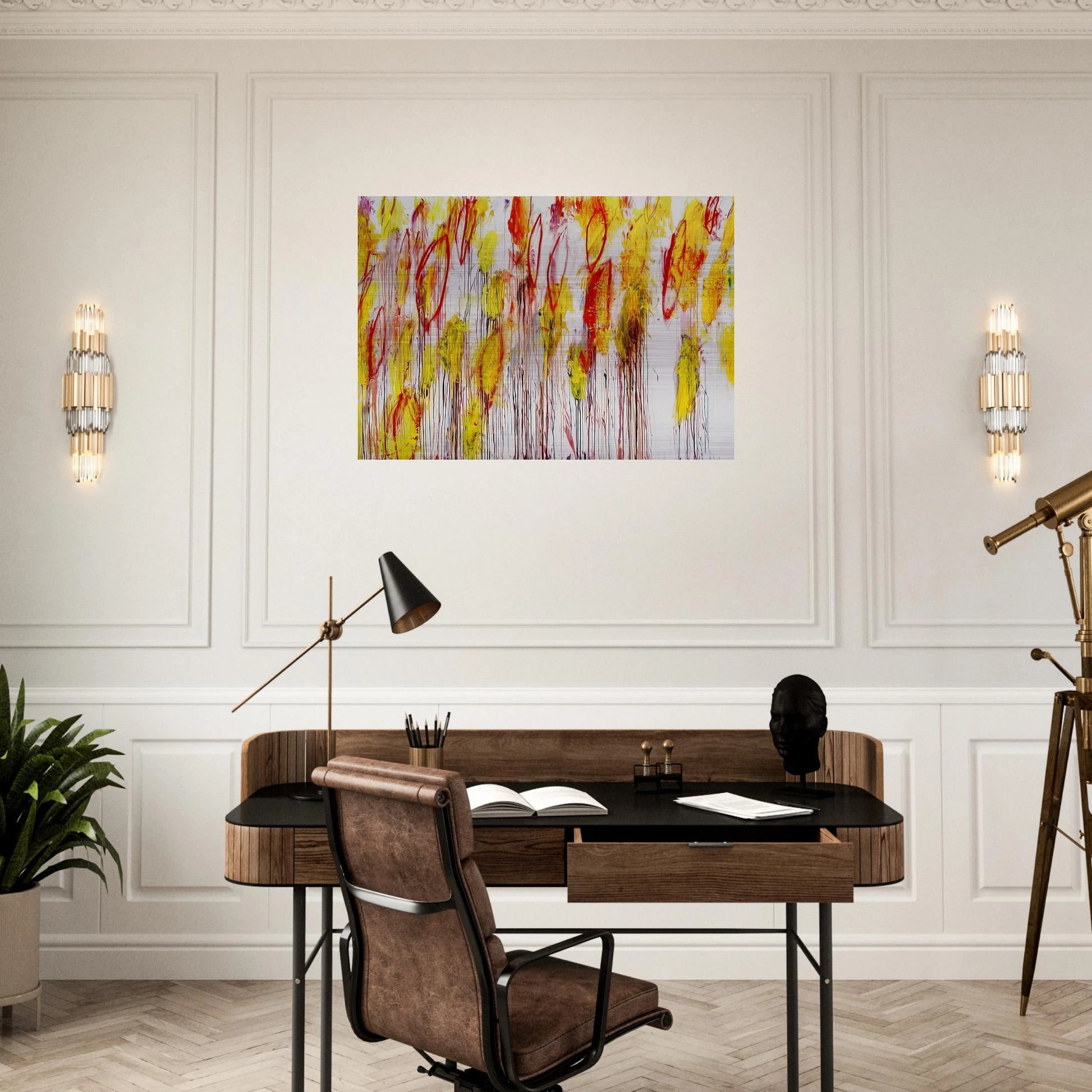 Lepanto, Part I - Cy Twombly Brushed Aluminum Print - 70x100 cm / 28x40 inches | Cy Twombly Aluminum Print | Cy Twombly Prints