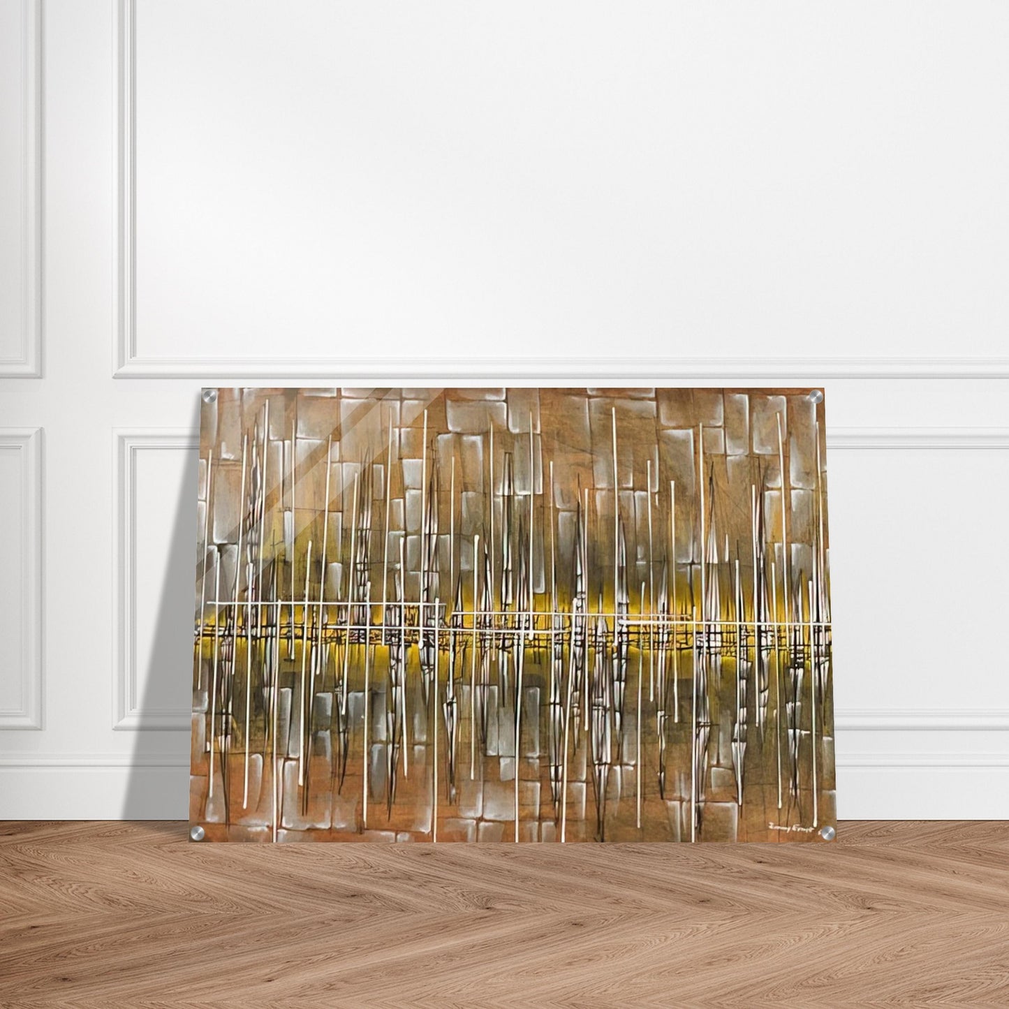 Dialogue II - 1954 - Jimmy Ernst Acrylic Print - 70x100 cm / 28x40″ inches