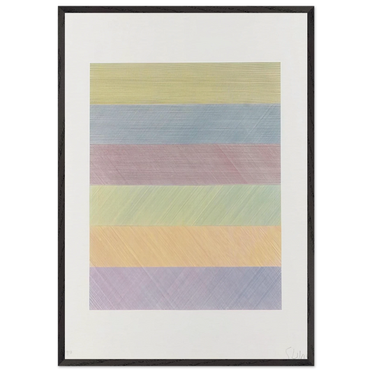 Untitled from Composite Series - Sol LeWitt 70x100 cm / 28x40 inches Framed Art Print – Black Wooden Frame
