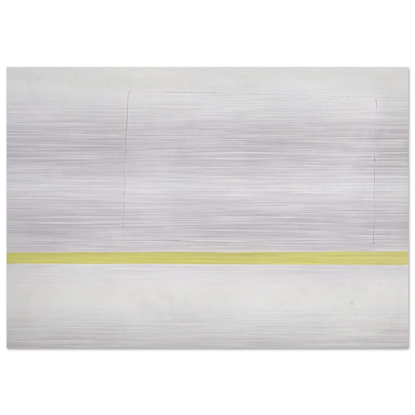 White Sun-Box - 1966 - Theodoros Stamos Brushed Aluminum Print - 70x100 cm / 28x40 inches | Theodoros Stamos Aluminum Print | Theodoros Stamos Prints