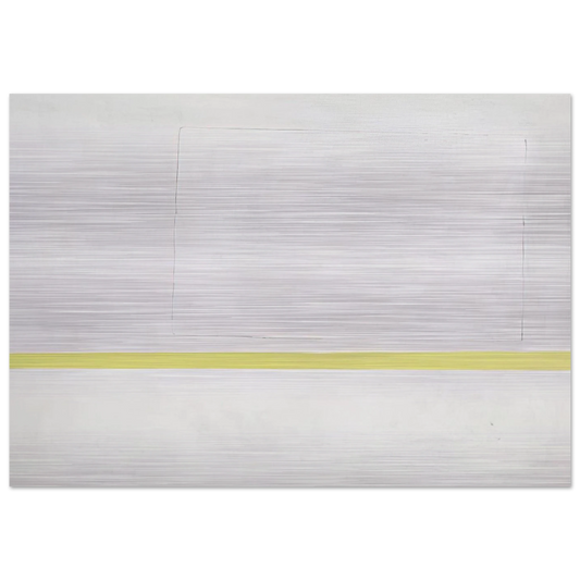 White Sun-Box - 1966 - Theodoros Stamos Brushed Aluminum Print - 70x100 cm / 28x40 inches | Theodoros Stamos Aluminum Print | Theodoros Stamos Prints