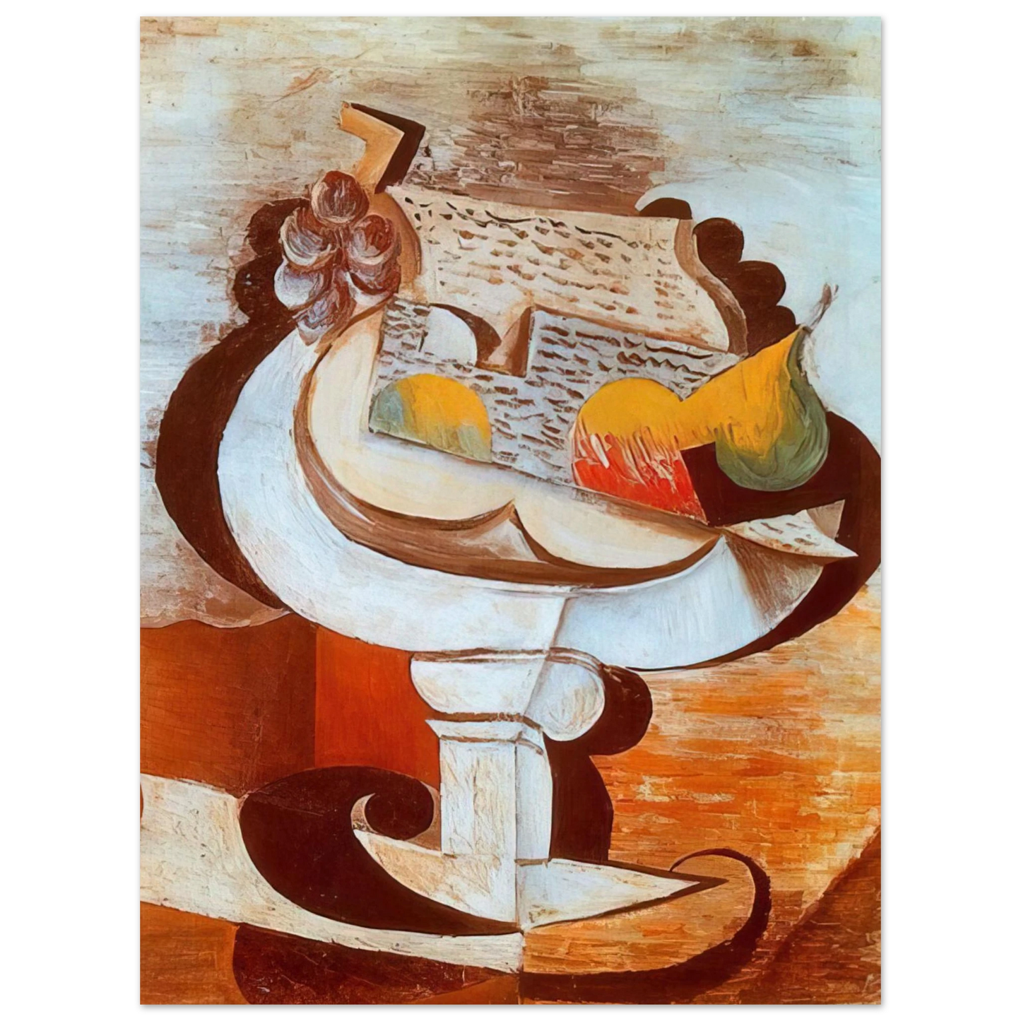 Pablo Picasso - Fruit dish  75x100 cm / 30x40inches Fine Art Poster