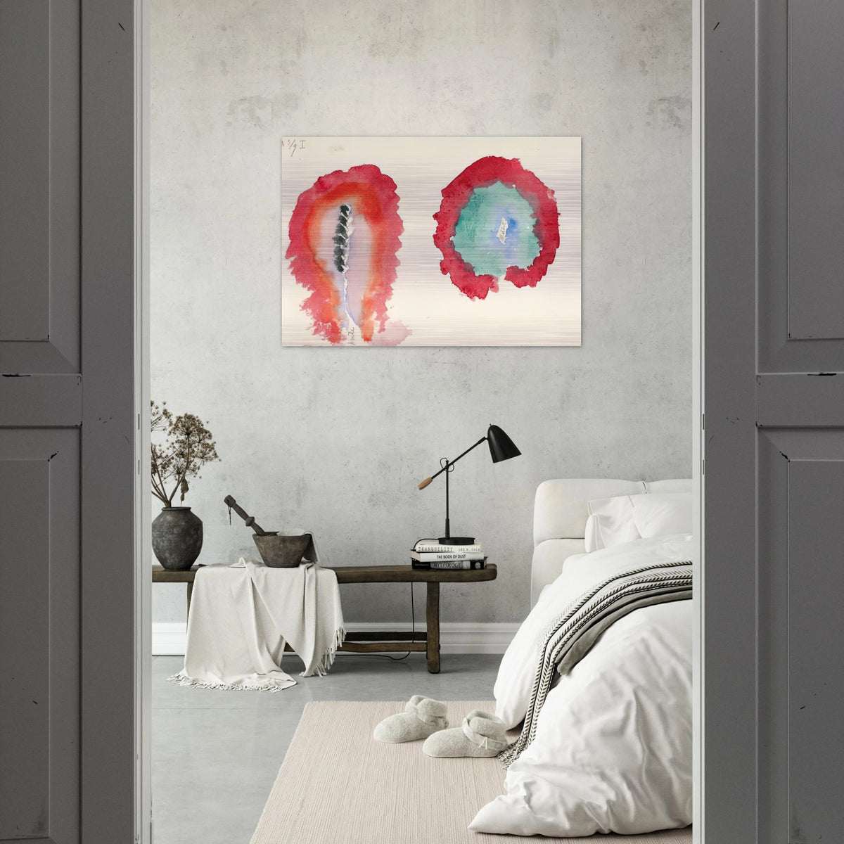 WHEAT AND WORMWOOD 1922 - Hilma af Klint Brushed Aluminum Print - 70x100 cm / 28x40 inches | Hilma af Klint Aluminum Print | Hilma af Klint Prints