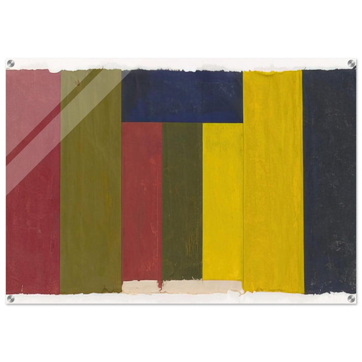 Study II - 1981 - Brice Marden Acrylic Print - 70x100 cm / 28x40″ inches | Brice Marden Wall Art | Brice Marden Prints