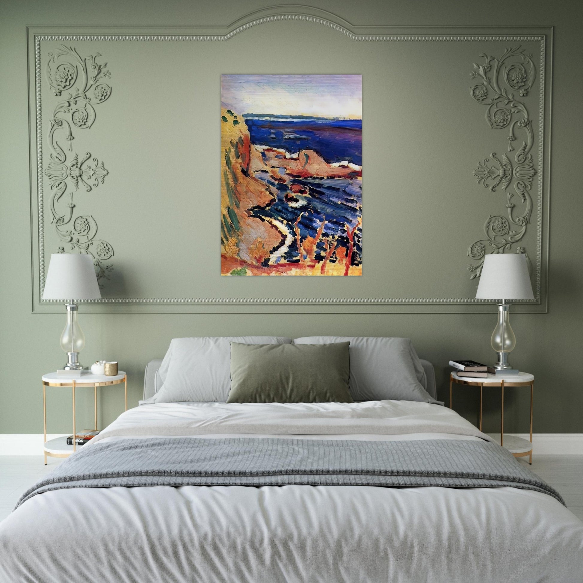 LA MOULADE 1905 - Henri Matisse Brushed Aluminum Print - 70x100 cm / 28x40 inches | Henri Matisse Aluminum Print | Henri Matisse Prints