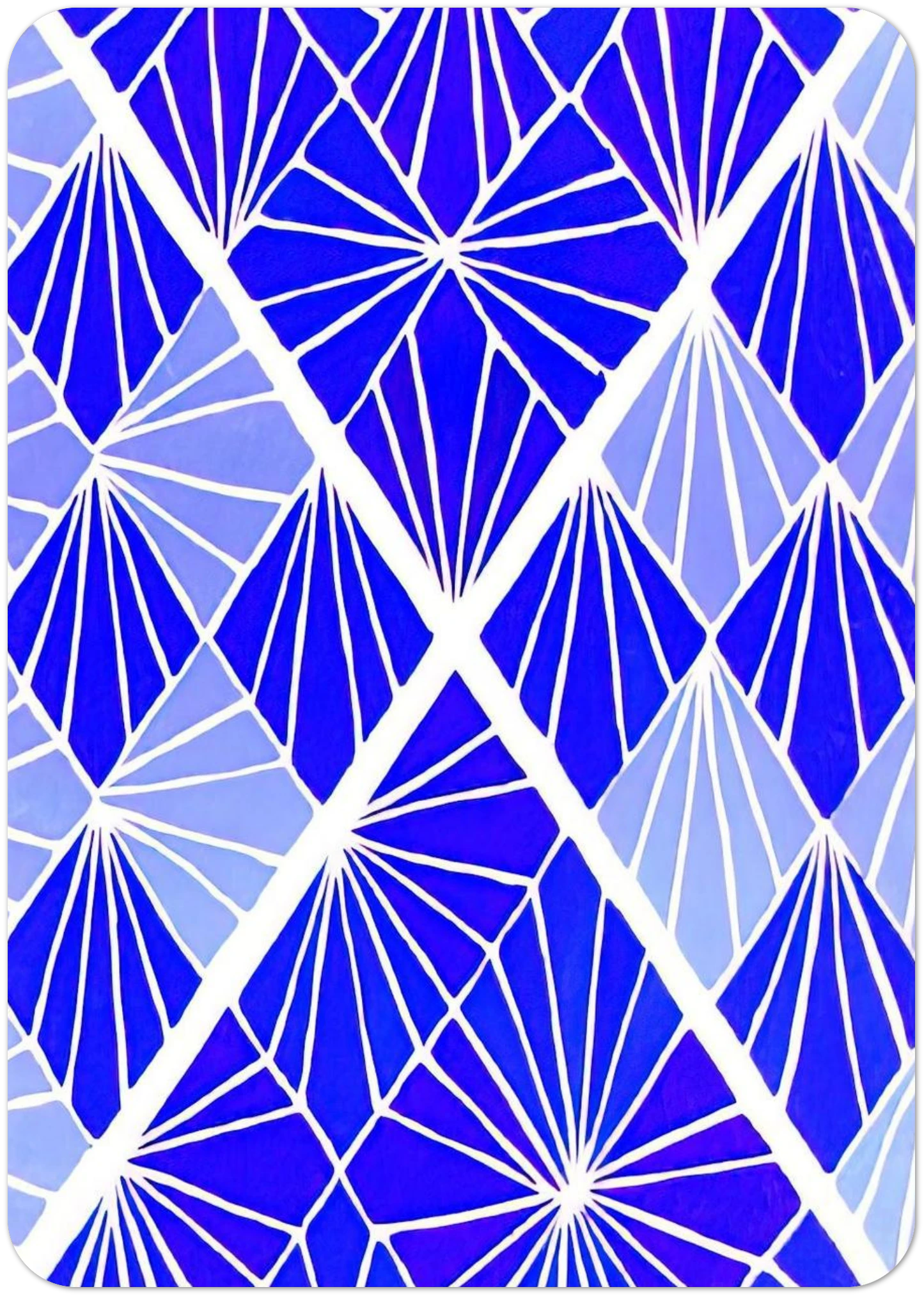 COMPOSITION 24 By Sonia Delaunay Pack of 10 Post Cards | Sonia Delaunay Post Cards | A6 (10.5 x 14.8 cm) - 4.1 x 5.8 inches
