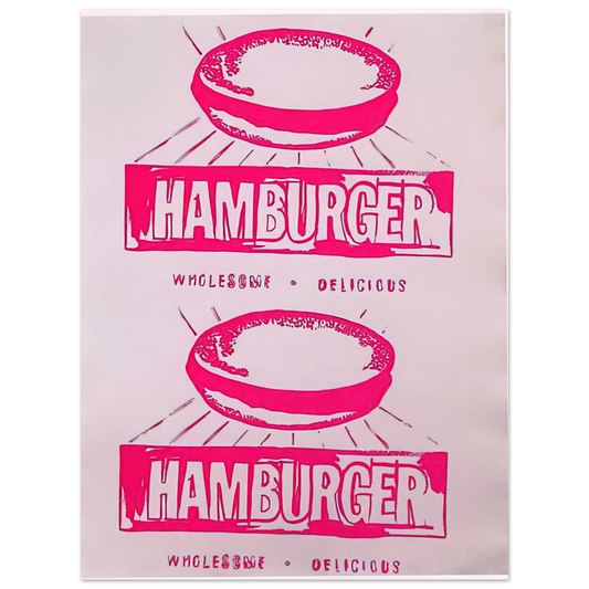Andy Warhol - Double Hamburger Fine Art Poster