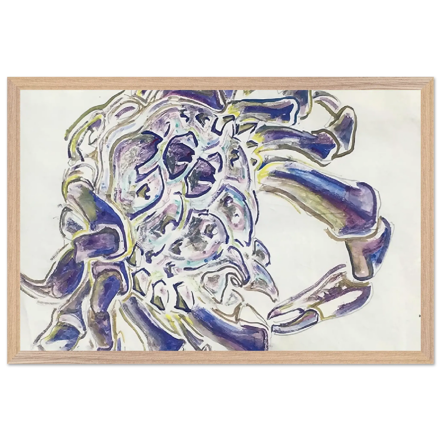 Walter Inglis Anderson - Walter Anderson Wall art - 27x35 cm / 11x14 inches - Premium Wooden Framed Poster With Fine Art Paper - Wood frame