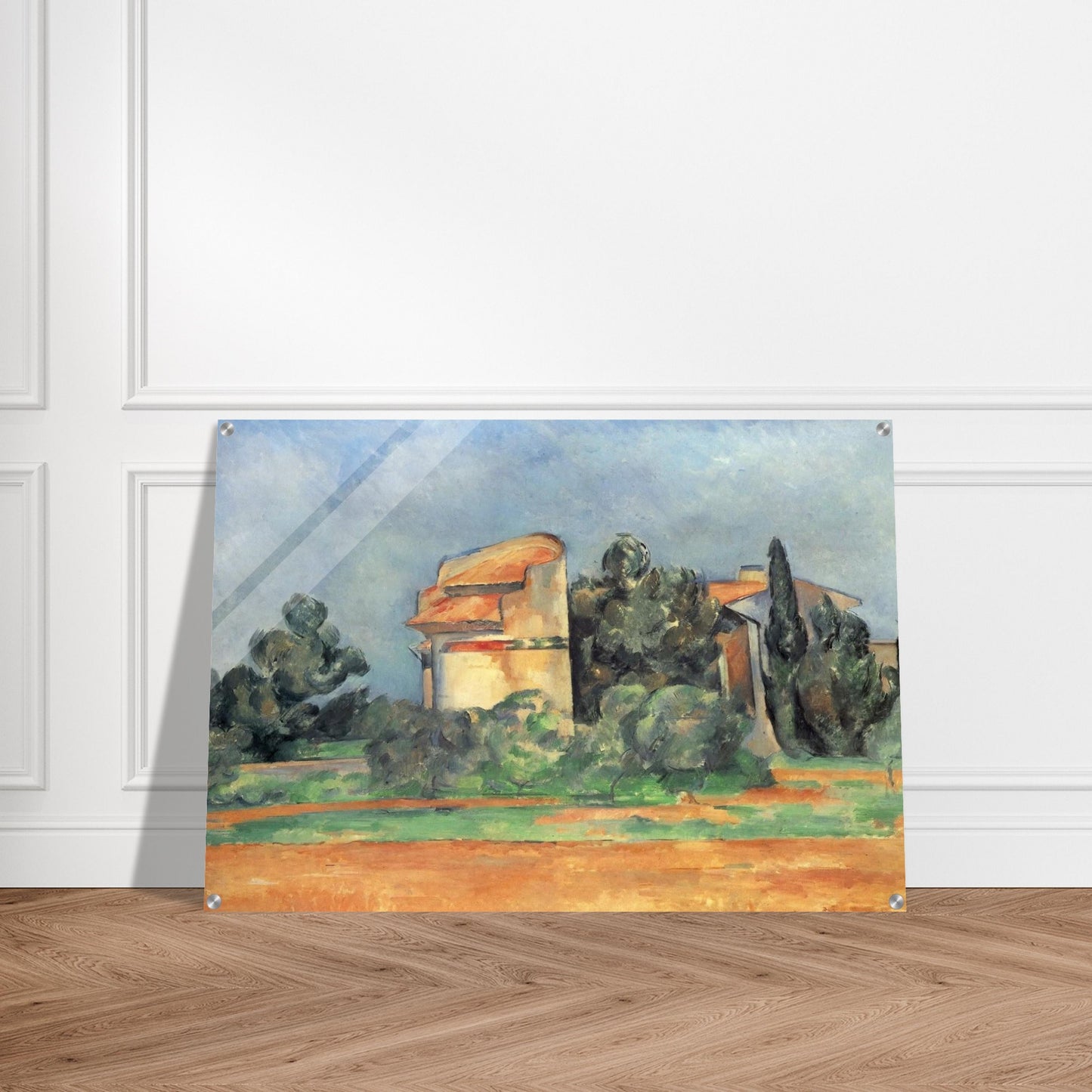 The Pigeon Tower At Bellevue - Paul Cézanne Acrylic Print - 70x100 cm / 28x40″ inches
