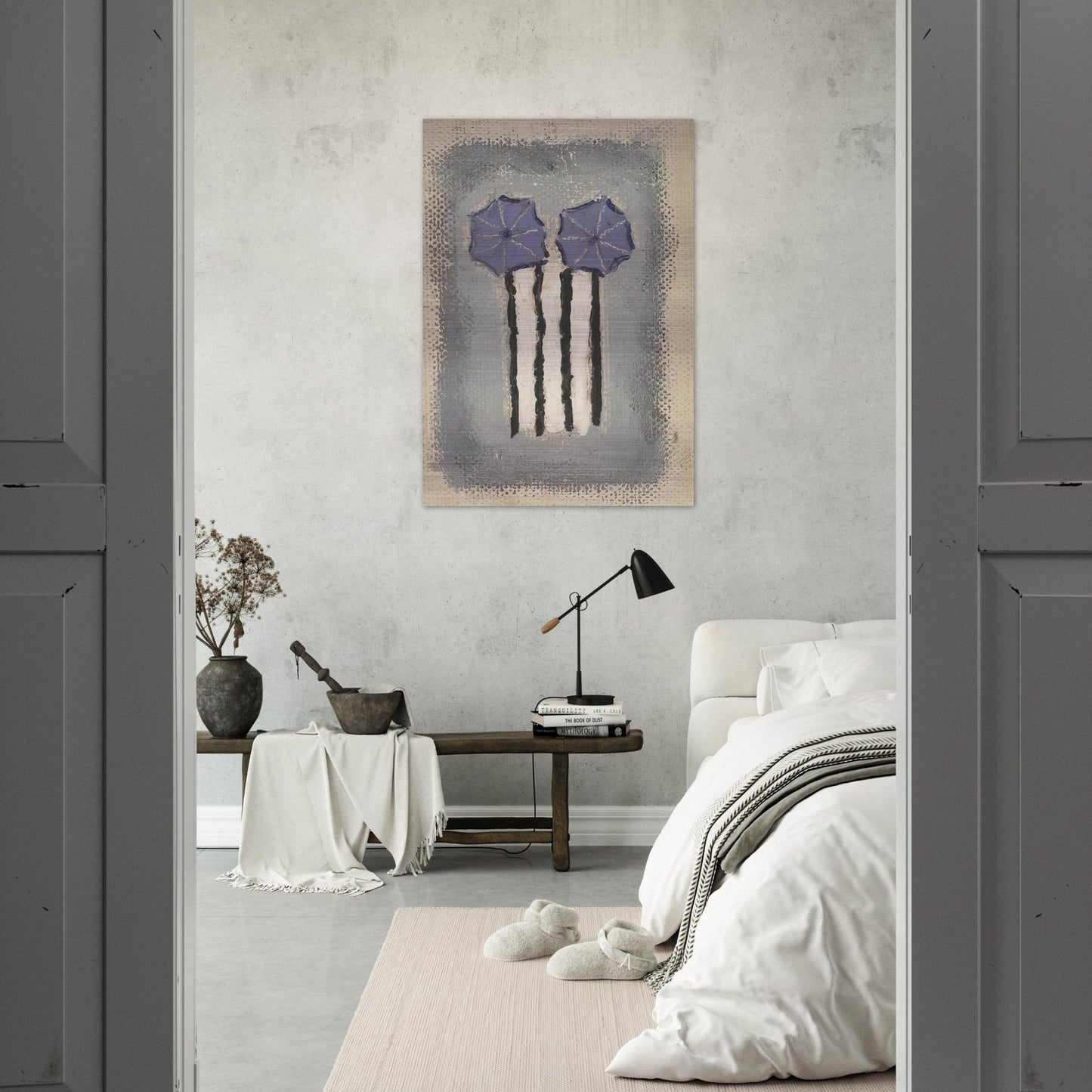 Untitled - 1947 - Forrest Bess Brushed Aluminum Print - 70x100 cm / 28x40 inches | Forrest Bess Aluminum Print | Forrest Bess Prints